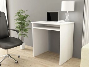 PC stolík Shakti (biela). Akcia -18%. Vlastná spoľahlivá doprava až k Vám domov. 1128571