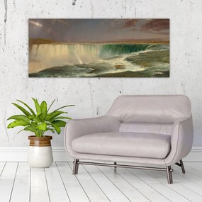 Obraz - Frederic Edwin Church, Niagara, reprodukcia (120x50 cm)