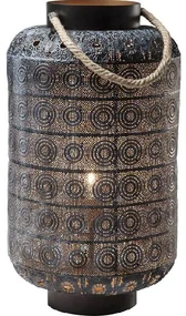 Sultans Home stojaca lampa 58 cm čierna