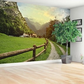 Fototapeta Vliesová Švajčiarske alpy 104x70 cm