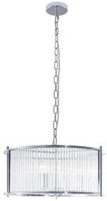 Zuma Line 2200131P-L - Luster na reťazi MARMO 3xE27/40W/230V chróm