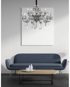 Globo 64104-15 - Krištáľový luster na reťazi DUNJA 15xE14/40W/230V