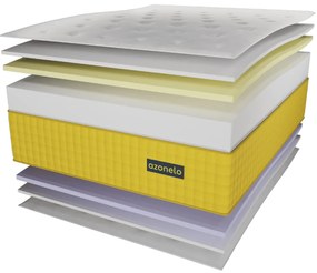 Vysoký ortopedický matrac s pamäťovou penou 170x200 cm / 30 cm Cloud