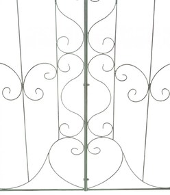 Mriežka na popínavé rastliny Mandevilla - 133 x 99 cm - Zelená antik