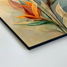 DUBLEZ | Drevený obraz - Abstraktné kvety