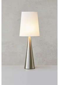 Markslöjd 108624 - Stolná lampa CONUS 1xE14/40W/230V biela/matný chróm