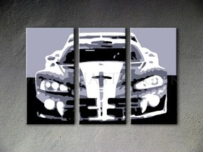 Ručne maľovaný POP Art obraz Dodge Viper GTS | rôzne rozmery