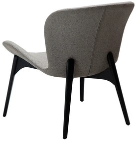 Sivé kreslo z textílie buklé Paragon – DAN-FORM Denmark