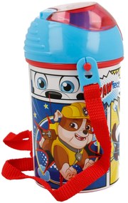 Plastová fľaša na pitie s viečkom Tlapková patrola - Paw Patrol - 450 ml