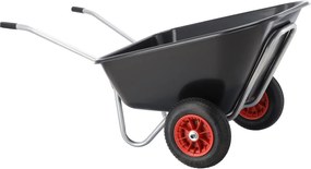 GARDEN LINE Záhradný fúrik – objem 280 l, čierny