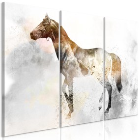 Artgeist Obraz - Fiery Steed (3 Parts) Veľkosť: 60x40, Verzia: Premium Print