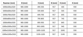 Mexen Pretoria, sprchovací kút 100 (dvere) x 110 (stena) cm, 6mm šedé sklo, chrómový profil + biela sprchová vanička, 852-100-110-01-40-4010