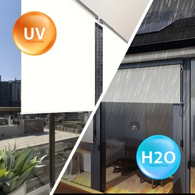 MULTI GARDEN Vertikálna roleta, markíza s kľukou, béžová MultiGarden