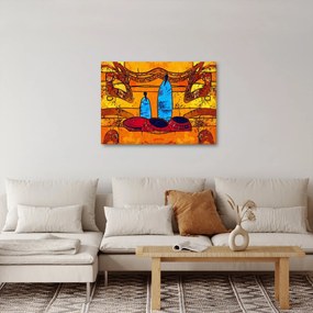 Obraz - Staroveká maľba (70x50 cm)