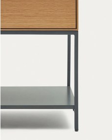 Nízka komoda v dekore duba v prírodnej farbe 97,5x80 cm Vedrana – Kave Home