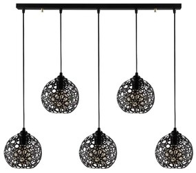 Luster na lanku FELLINI 5xE27/100W/230V