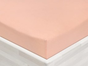 Jersey napínacie prestieradlo JR-005 Svetlo broskyňové 90 x 200 - výška 20 cm