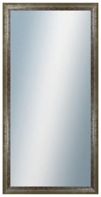 DANTIK - Zrkadlo v rámu, rozmer s rámom 50x100 cm z lišty NEVIS zelená (3054)
