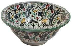 Orientálne ručne maľované umývadlo FES 124