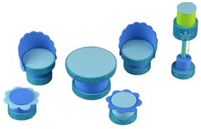 Krasohrátky - nábytok - modrá súprava