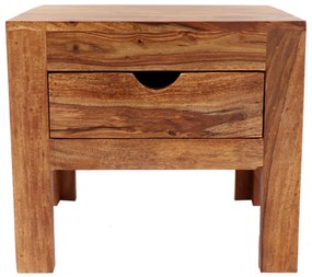 furniture-nabytek.cz - Drevený nočný stolík masív 45x40x40