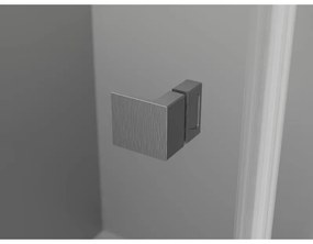 Mexen Lunar Duo, výklopný sprchový kút 90 x 90 cm, 8mm číre sklo, profil grafit brúsený, 834-090L-090P-66-00