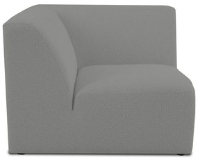 Sivý modul pohovky z textílie buklé (variabilný) Roxy – Scandic