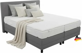 Kontinentálna posteľ Emma Classic Home boxspring 200x180 - sivá