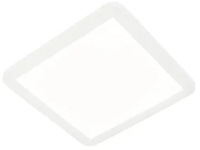 Stropné svietidlo biele 30 cm vrátane LED 3-stupňový stmievač IP44 - Steve