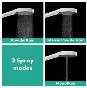 Hansgrohe Rainfinity, ručná sprchová hlavica 130, bronzová matná, HAN-26864140