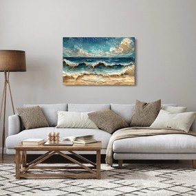 Obraz - Maľba mora (90x60 cm)