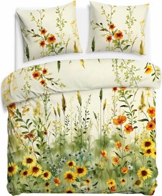 SATÉNOVÉ OBLIEČKY SATYNLOVE PREMIUM 160X200 CM, 2KS 70X80 CM KVETY