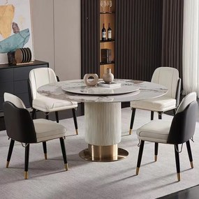 OKRÚHLY JEDÁLENSKÝ STÔL CELINE MRAMOR 150 cm