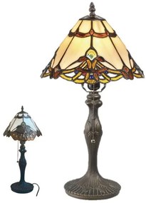 Metal svietidlo Tiffany nočná lampa kolekcia GOLD Ø25*42