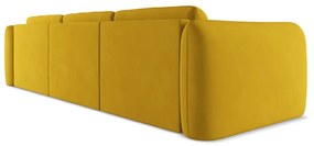 Žltá rohová pohovka (pravý roh) Hoku – Makamii