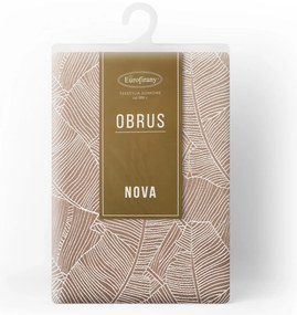 OBRUS ISLA 140X180 CM TMAVOBÉŽOVÝ