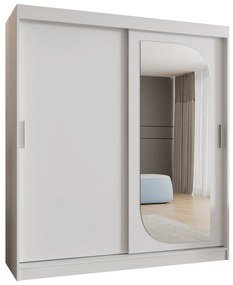 Šatníková skriňa 180 cm Lulu (biela). Akcia -20%. Vlastná spoľahlivá doprava až k Vám domov. 1125978