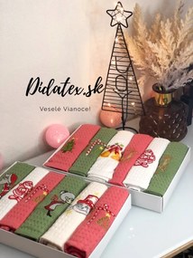 Kuchynské utierky Vianočné set 6 ks