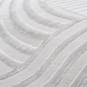TA Koberec NG91A GRAY/GRAY ELLEN Sivý Obdĺžnikový Rozmer: 80x150 cm