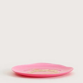 Dekoračný tanier FAROS ružový 764530