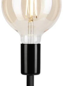 Stolná lampa ASTRID 1xE27/60W/230V lesklá čierna