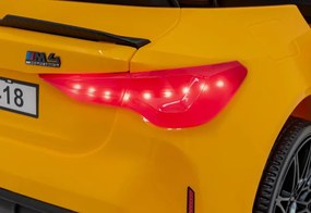 Elektrické autíčko BMW M4 žlté