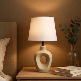 Rabalux 74079 stolná lampa Madelor, béžová