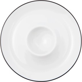 XXXLutz KALÍŠOK NA VAJÍČKO Lido Black Line 13 cm Seltmann Weiden - Stolovanie & servírovací riad - 003123029208