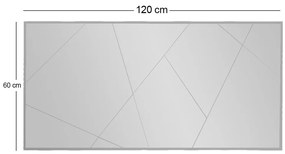 Zrkadlo Eilish White 60 x 120 cm