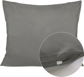 SATÉNOVÁ DEKORAČNÁ OBLIEČKA NA VANKÚŠ SATYNLOVE 40X60 CM SIVÁ