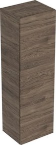 Geberit Smyle Square kúpeľňová skrinka vysoká 36x118x30 cm orech 500.361.JR.1