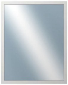 DANTIK - Zrkadlo v rámu, rozmer s rámom 40x50 cm z lišty PASTELKA biela rovná (2596)