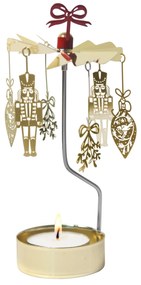 Pluto Design Rotujúci svietnik Noël Gold