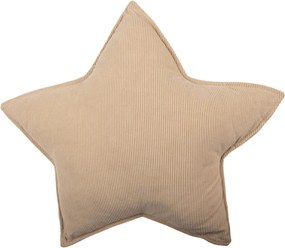 Decorative Cushion Star 53x5x53 Cm Beige Polyester - 53*5*53 cm